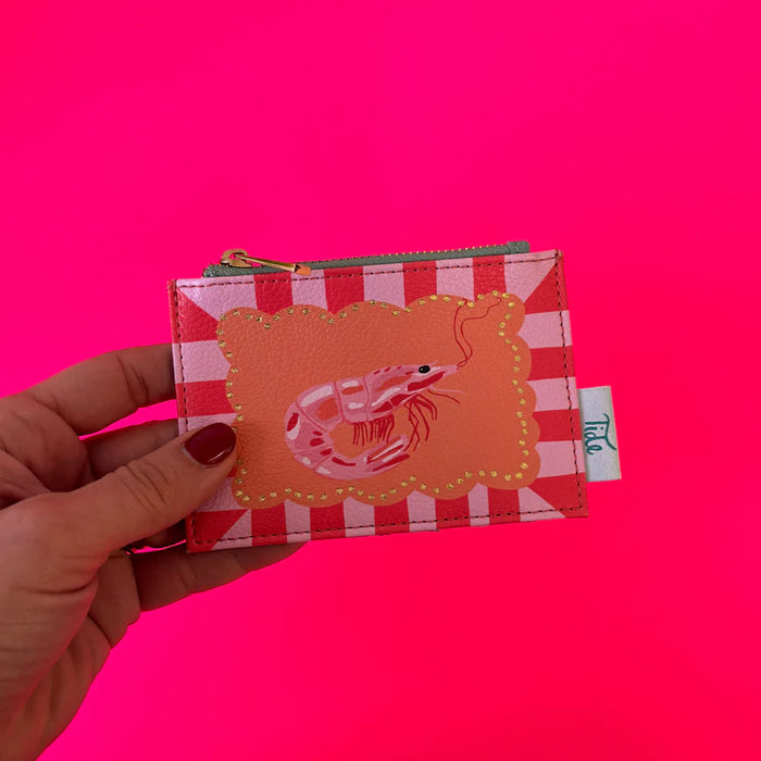 Tide Prawn Zip Purse