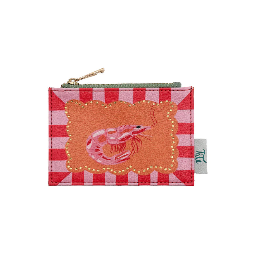 Tide Prawn Zip Purse
