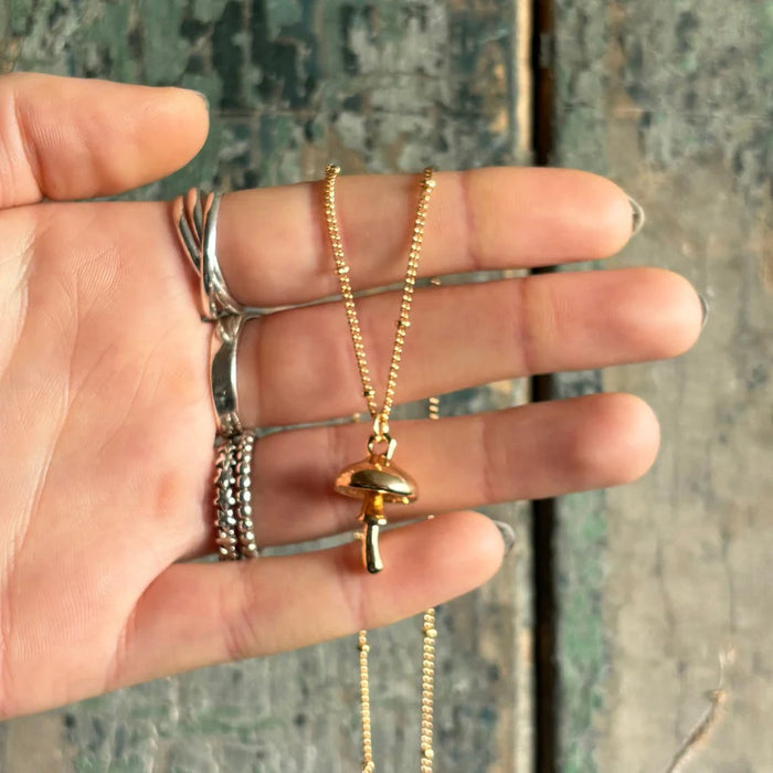 Forage Mushroom Necklace