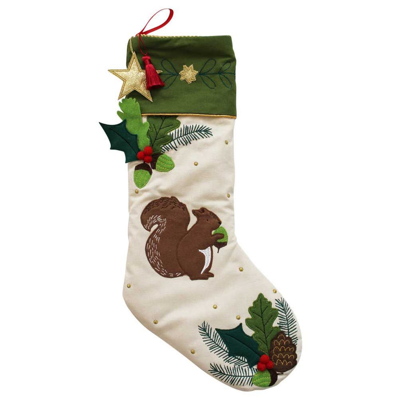 Squirrel Christmas Stocking