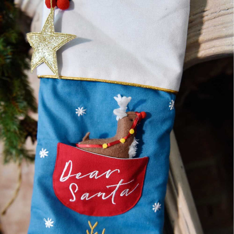 Reindeer Christmas Stocking