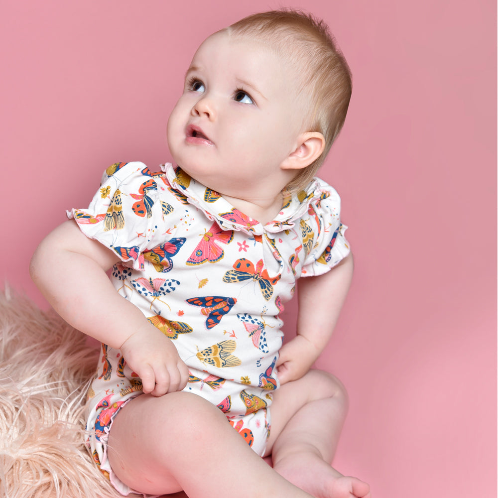 Butterfly Print Baby Grow