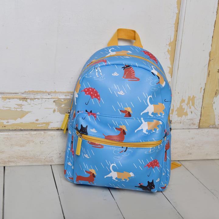 Cat And Dog Print Back Pack