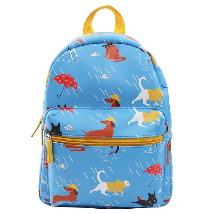 Cat And Dog Print Back Pack