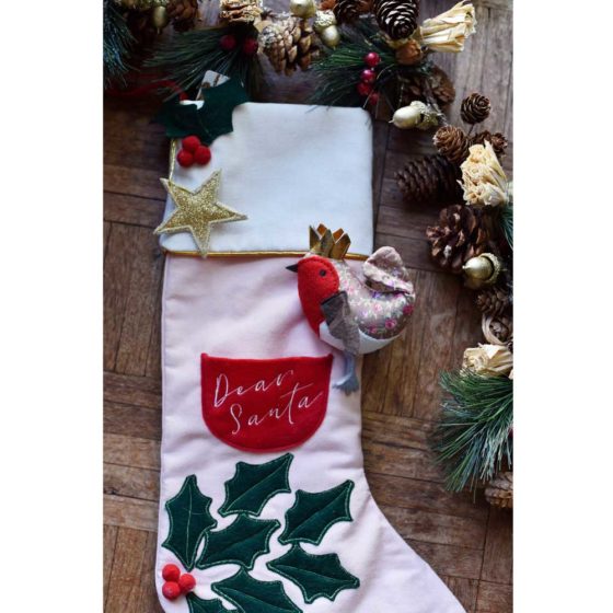 Robin Christmas Stocking