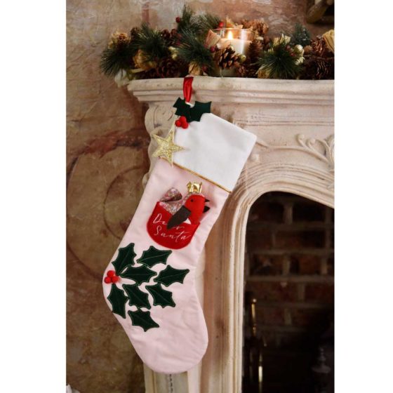 Robin Christmas Stocking