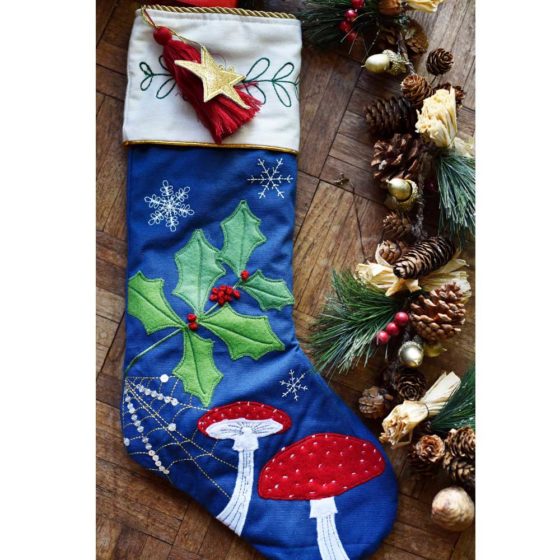 Toadstool Christmas Stocking