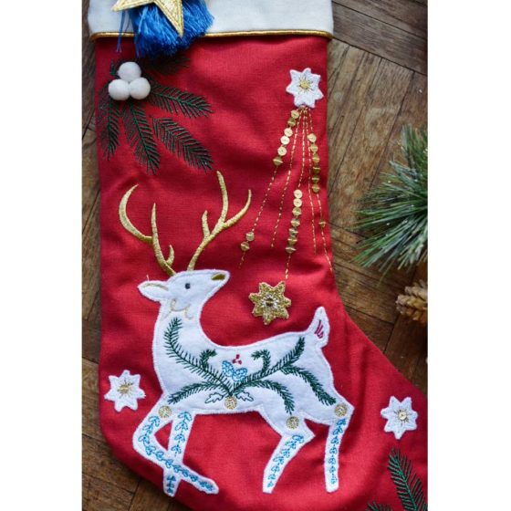 Reindeer Christmas Stocking