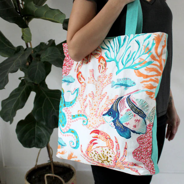 Coral Sea Shopper Bag