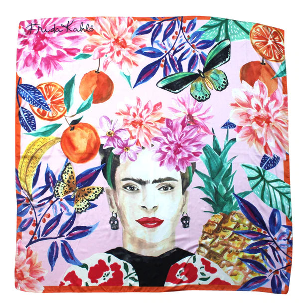 Frida Kahlo Fruit Square Scarf