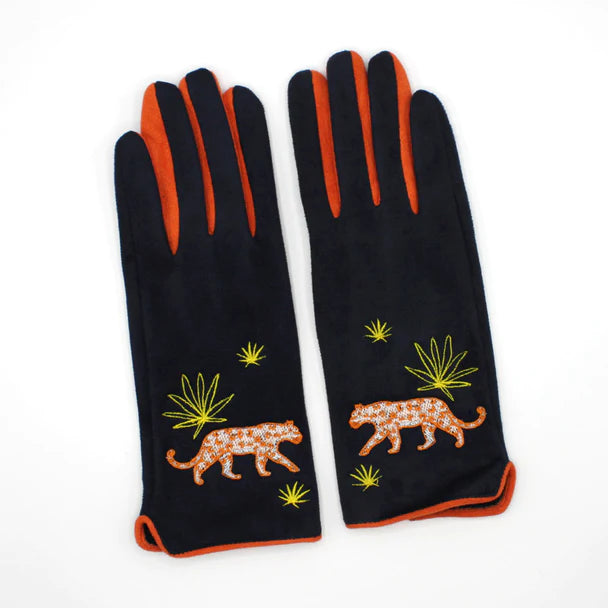 Heritage & Harlequin Leopard Gloves