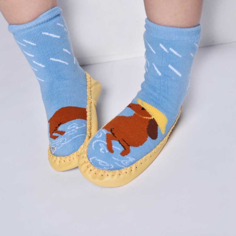 Cat and Dog Moccasin Slippers