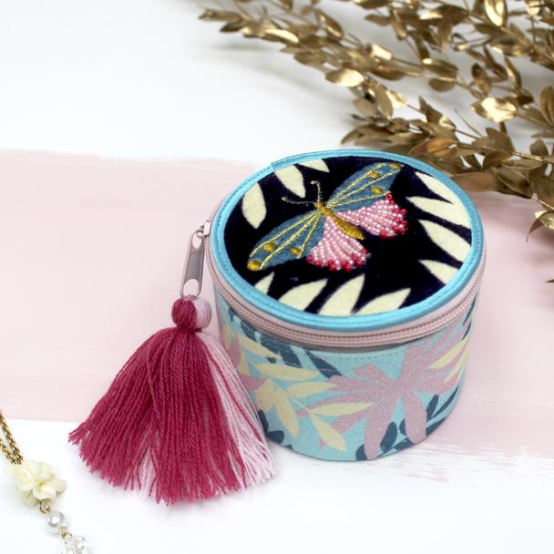 Luxe Butterfly Travel Jewellery Box