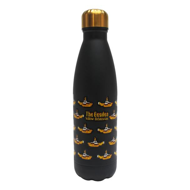 The Beatles Yellow Submarine Stainless Steel Flask - Black