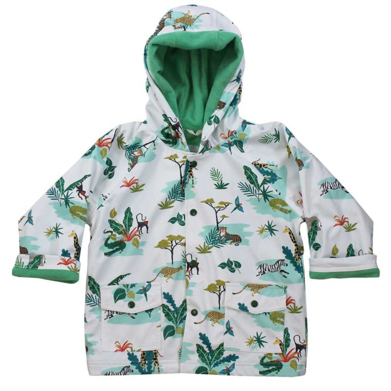 Children's Safari Print Raincoat