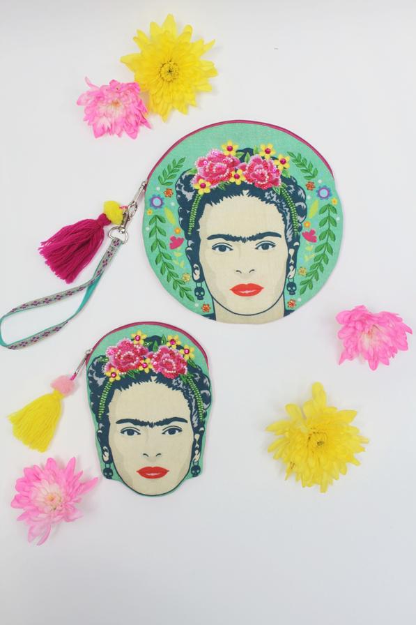 Frida Kahlo Shaped Coin Purse