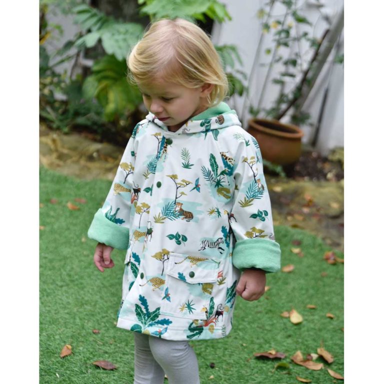 Children's Safari Print Raincoat